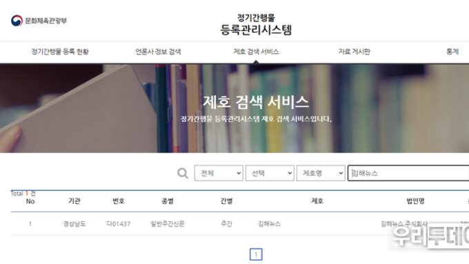 김해뉴스, 인터넷신문 미등록 주간지 네이버 심사 통과 충격적