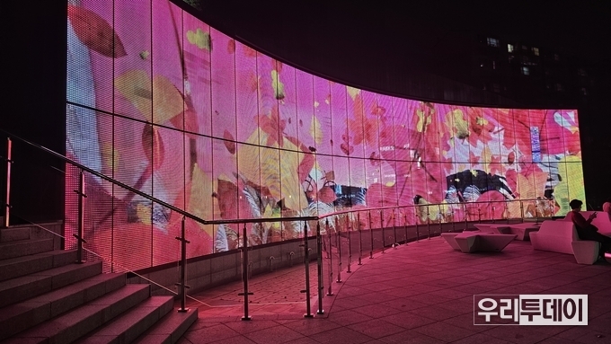 천안 노태공원, 화려한 빛의 ‘미디어아트’로 물든다