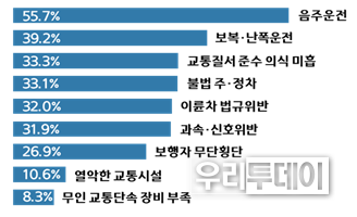 교통안전을 위협하는 가장큰요소는 음주운전으로 나왔다 (자료제공=부산시)