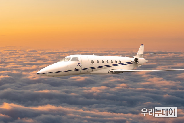 유고의 중거리용 전세기 걸프스트림 G200 (사진제공=: Yugo Global Industries Pte Ltd)