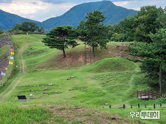  광양시 광양읍 용강리에 위치한 마로산성(염진학 기자 촬영)