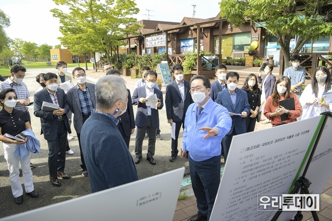 정원박람회 연관부서 현장 간부회의(순천만습지)