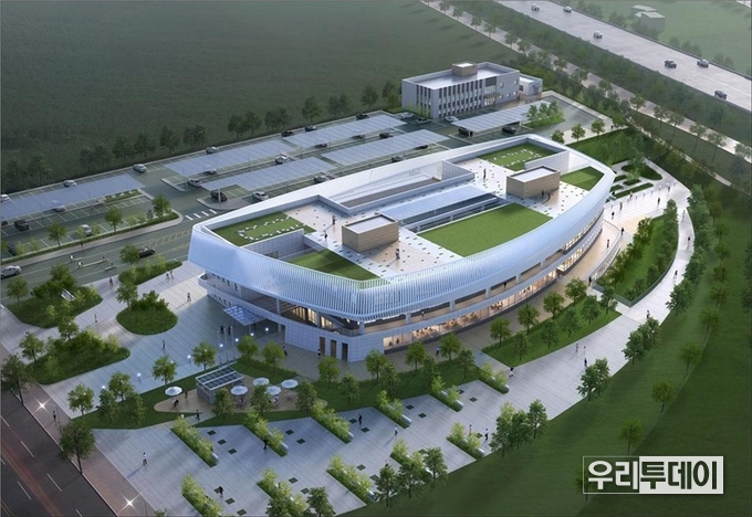 전남도 동부권 통합청사 조감도