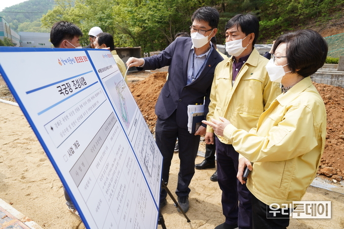 지난 4월 28 제271회 현지의정활동 국궁장 사진(강화군의회 :제공)
