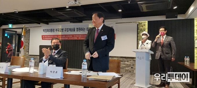 국가혁명당 박준홍 중앙선대위 상임의장이 지난 25일 대선후보 초청 후보자 토론회에서 발언을 하는 모습