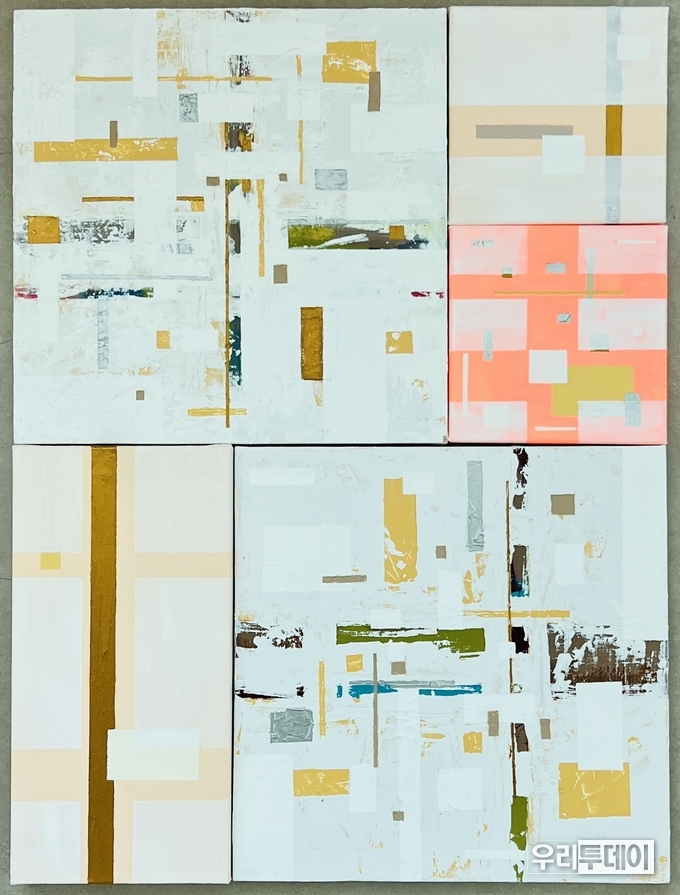 <strong>전시 총감독 한서경 작가의 2023년 작품 / 주제 the laws of nature 2023 No.4 600x800mm. acrylic on canvas</strong>